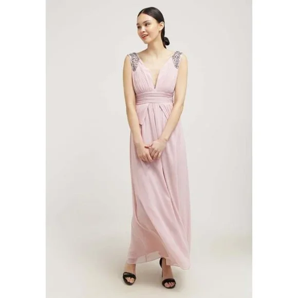 chinese dress ladies Little Mistress Marilyn Bridal Ivory Halterneck Maxi Dress